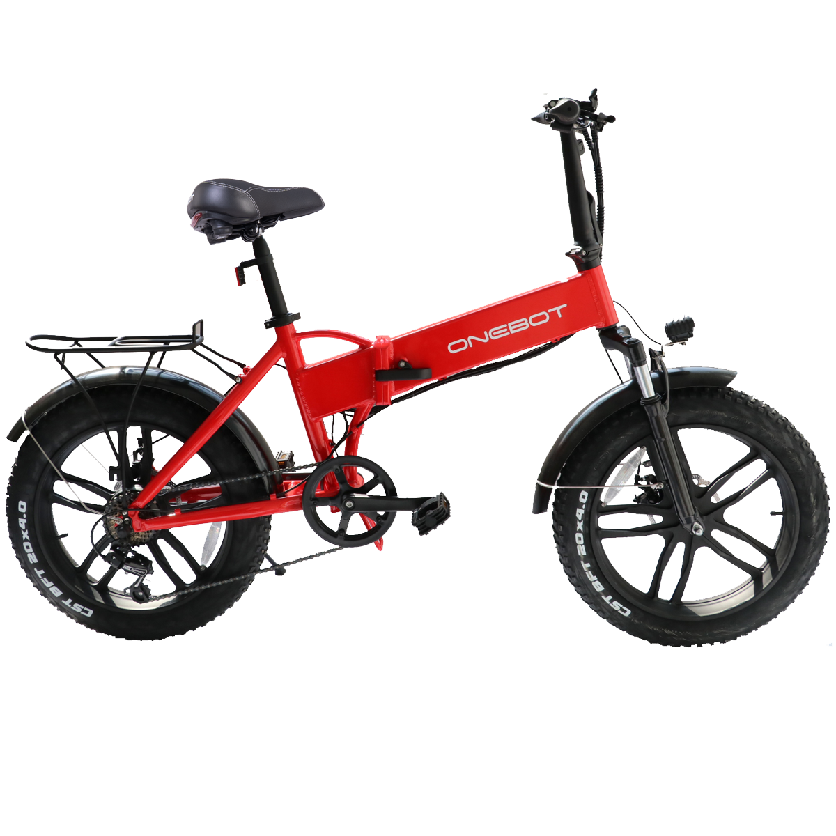 E-BIKE ONEBOT T6F助力自行车-红色1-3